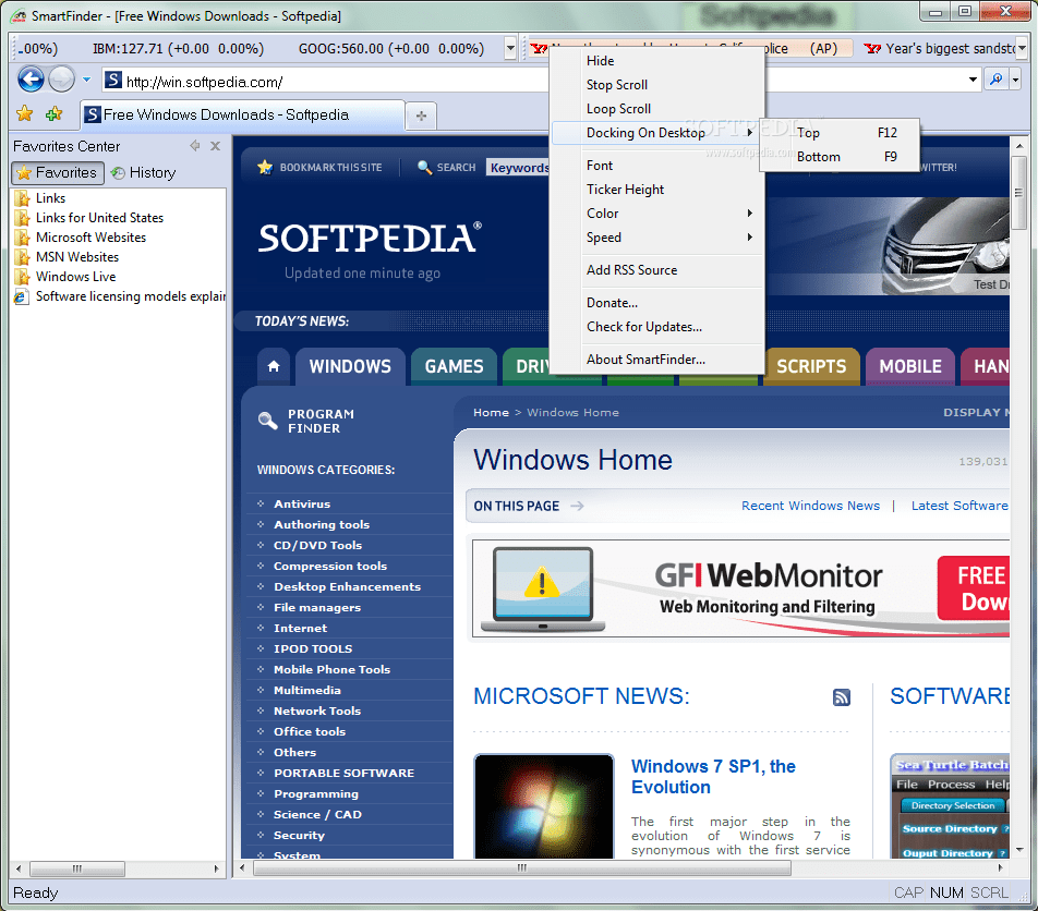 SmartFinder 1.2.0.1 Build 2010050801 - Download, Review, Screenshots