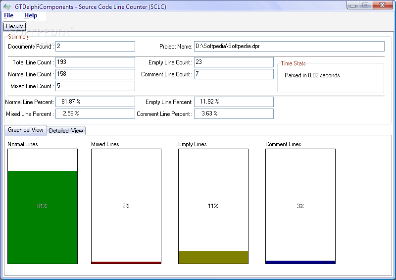 Source Code Line Counter 1.0.25 Download, Review, Screenshots