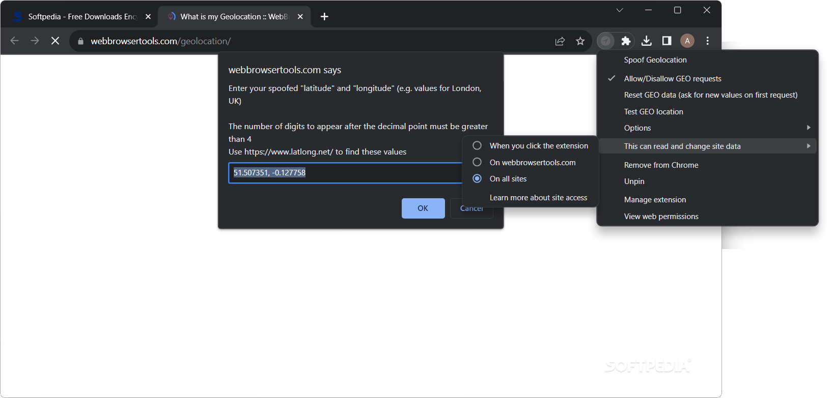 Download Spoof Geolocation for Chrome