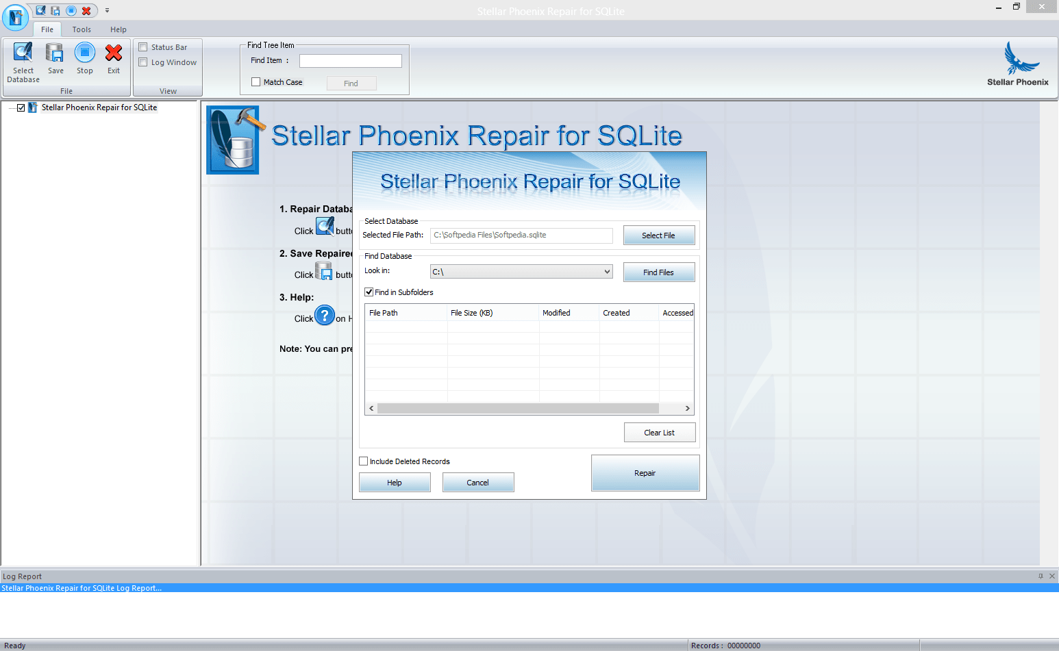 Stellar Repair for SQLite 2.0.0.0 Download, Review, Screenshots