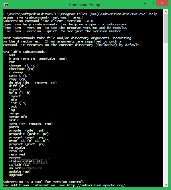 Download Subversion 1.8.13