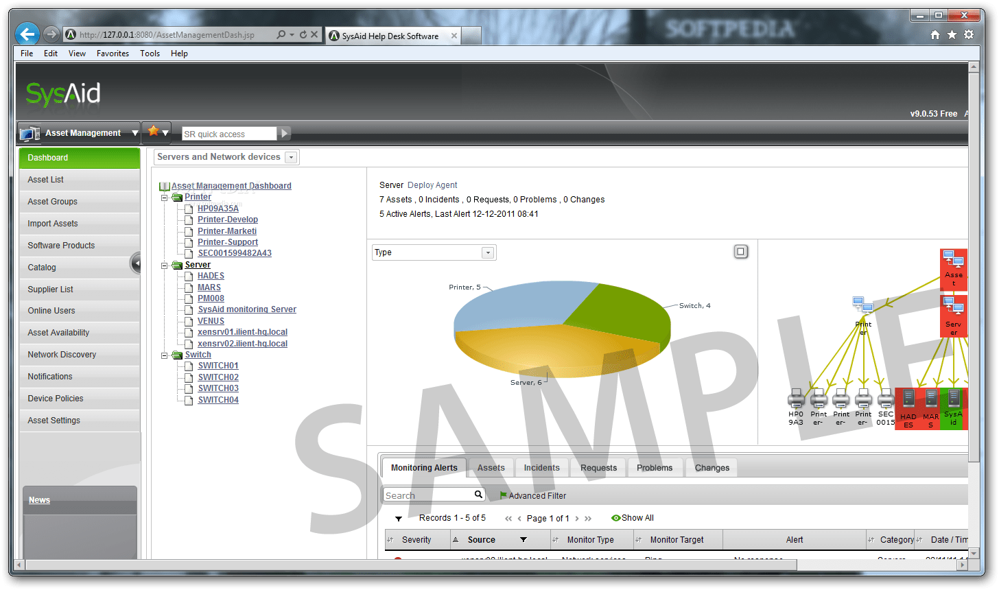 SysAid Help Desk Download & Review