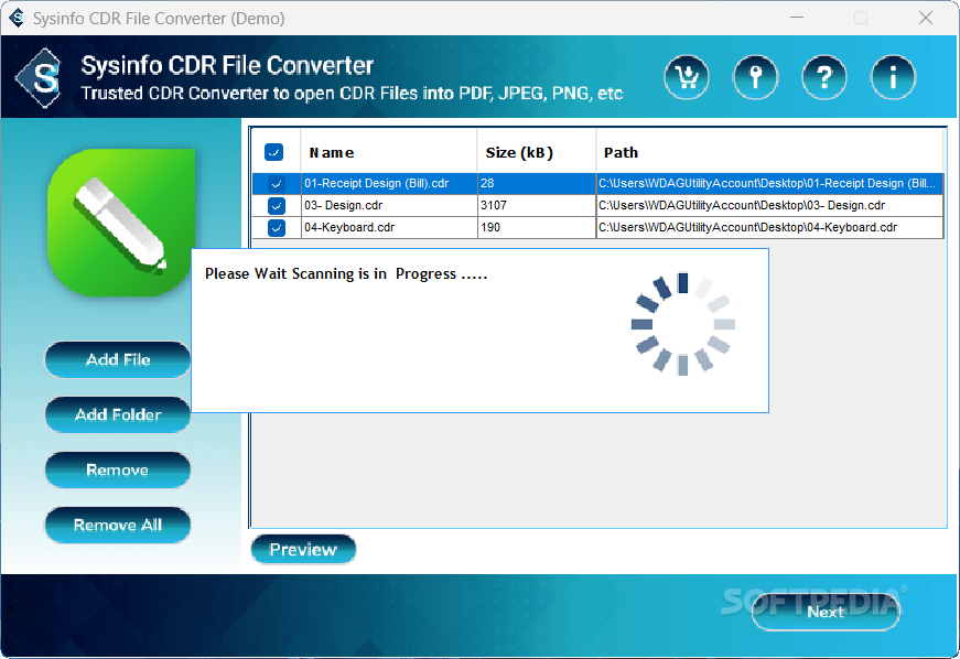 Sysinfo CDR Converter 23.9 Download, Review, Screenshots