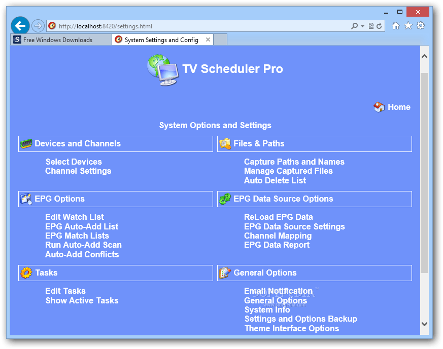 TV Scheduler Pro Rev 280 - Download, Screenshots