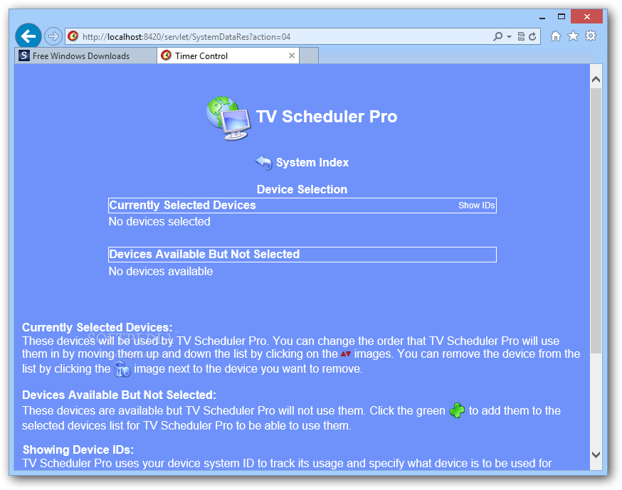 TV Scheduler Pro Rev 280 - Download, Screenshots