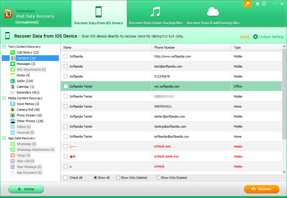Tenorshare iPad Data Recovery 7.0.0.2 Download, Review, Screenshots