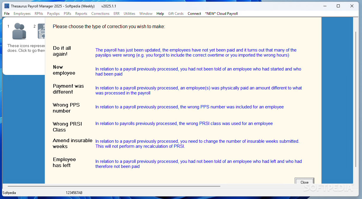 Thesaurus Payroll Manager 2018.3.1 Download, Review, Screenshots