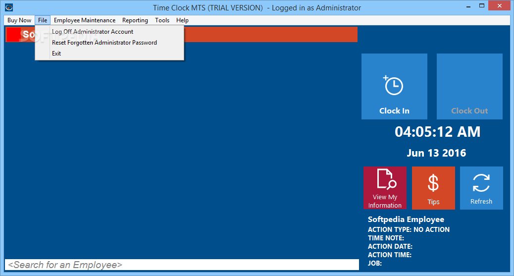 Time Clock MTS 6.1.7 Download, Review, Screenshots