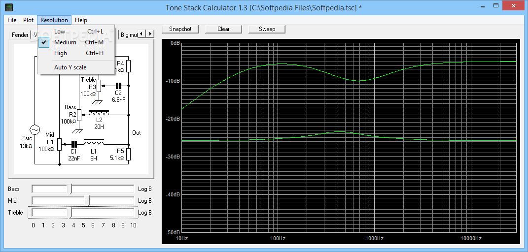 Download Tone Stack Calculator 1.4.0.53
