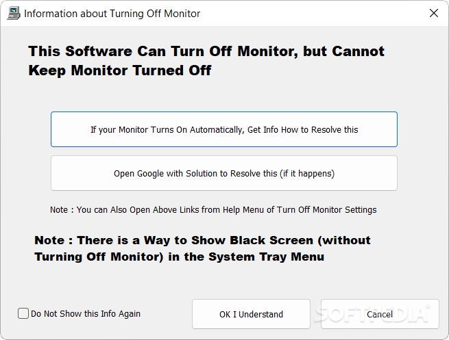 Turn Off Monitor 6.2 - Download, Review, Screenshots
