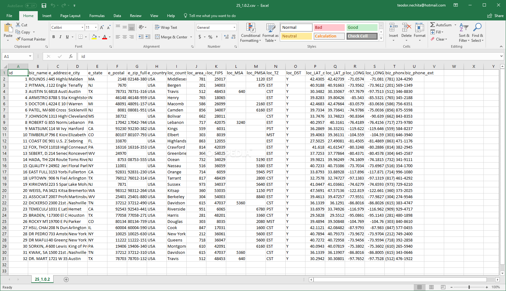 Download U.S. Dentists Database