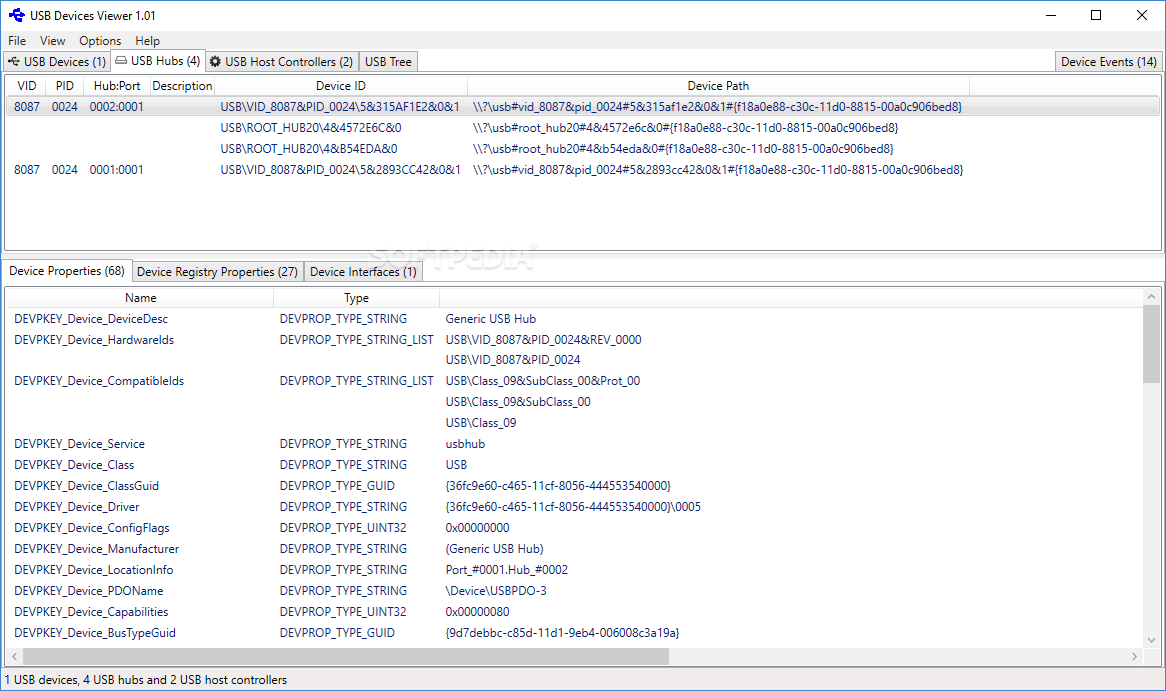 USB Devices Viewer 1.02 Download, Review, Screenshots
