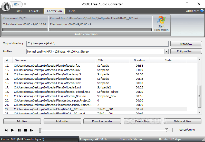 VSDC Free Audio Converter 1.6.5.357 Download, Review, Screenshots