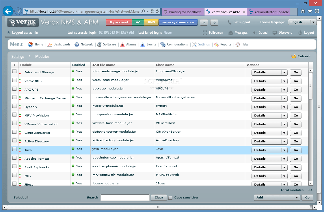 Download Verax NMS & APM (formerly Verax NMS Express) 2.7.0