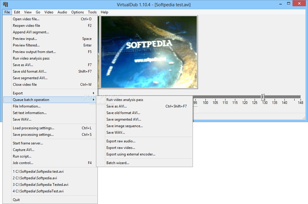 VirtualDub Portable 1.10.4 Build 35491 Download, Review, Screenshots