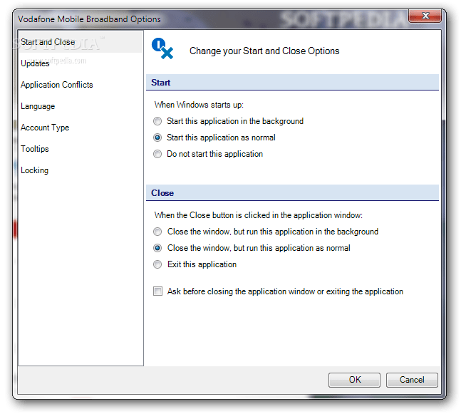 Vodafone Mobile Broadband (formerly Vodafone Mobile Connect) 10.3.210