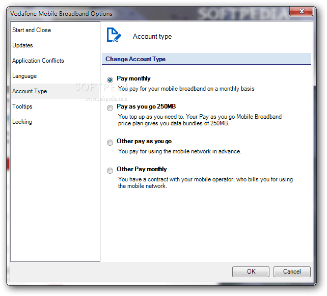 Vodafone Mobile Broadband (formerly Vodafone Mobile Connect) 10.3.210