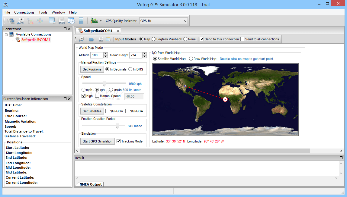 Vutog GPS Simulator 4.0.0.100 Download, Review, Screenshots