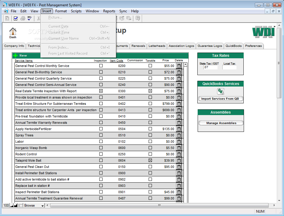 Download WDI FX Pest Control Management 9.03.0