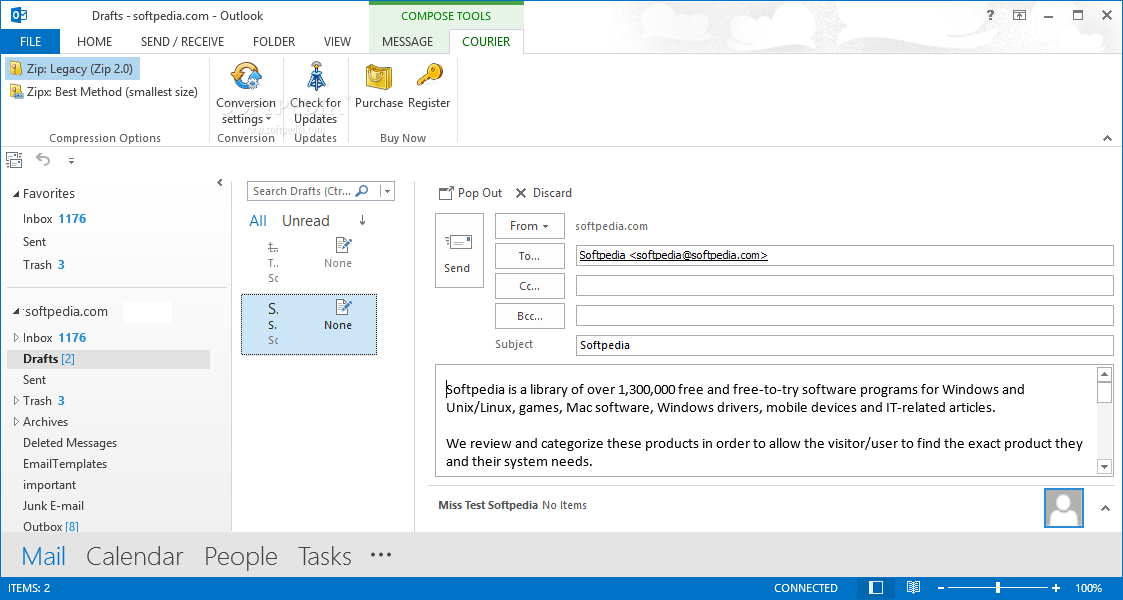 WinZip Courier 12.0 Download, Review, Screenshots