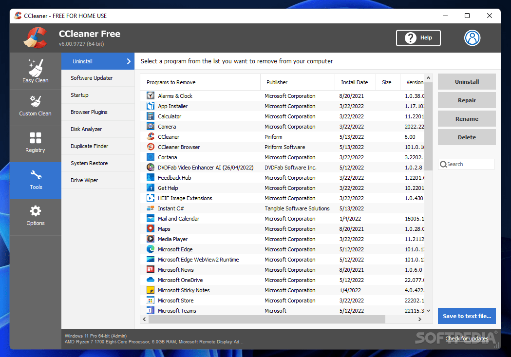 Download CCleaner Portable 5.78.8558
