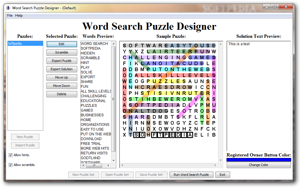 Download Word Search Puzzle