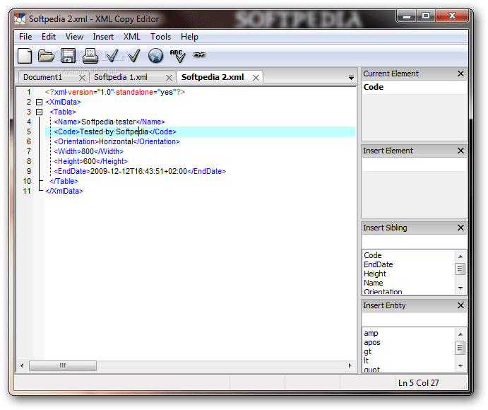 XXMLCopyEditor 1.2.0.12 [rev6] Download, Screenshots