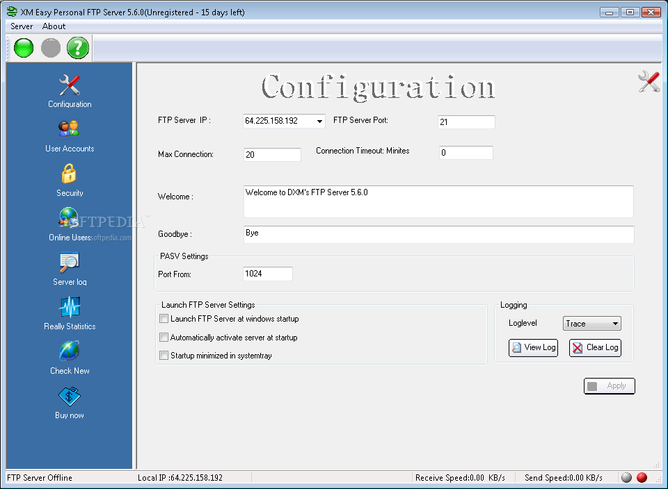 XM Easy Personal FTP Server Download