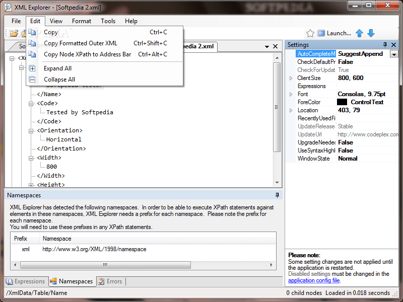 Download XML Explorer Portable