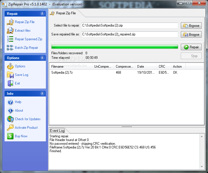 Zip Repair Pro 5.1.0.1402 Download, Review, Screenshots