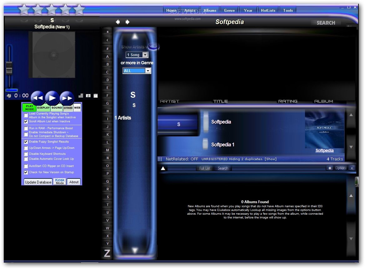eJukebox 5.83 Download, Review, Screenshots