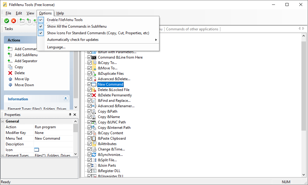 FileMenu Tools Portable 8.4.2.1 Download, Review, Screenshots
