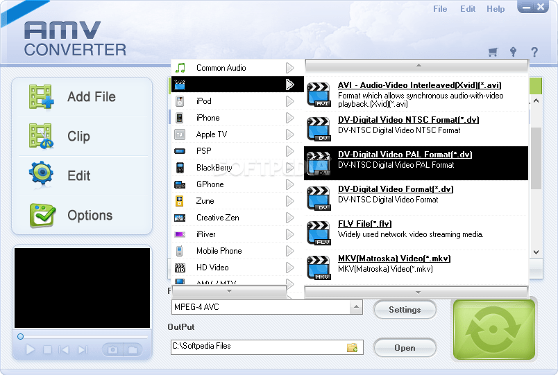 AMV Converter 4.3.1 Download, Review, Screenshots