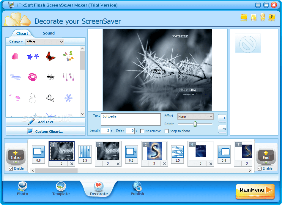 iPixsoft Flash Screensaver Maker 4.9.0 Download, Review, Screenshots