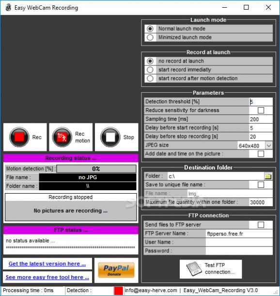 Easy WebCam Recording Download - Softpedia