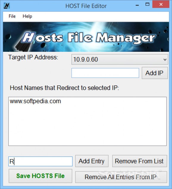 HOST File Editor 1.0.0.6 Download, Review, Screenshots