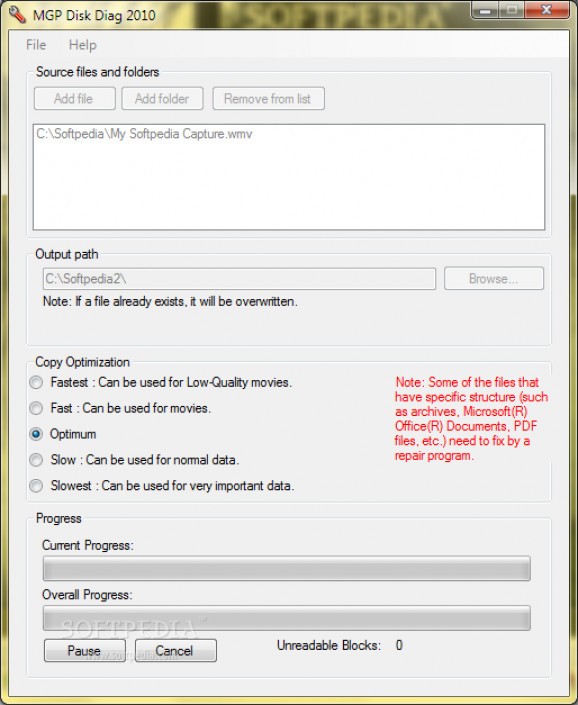 MGP Disk Diag 2010 2.1 Download, Review, Screenshots