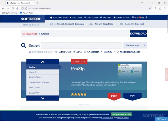 Mercury Browser Download - Softpedia