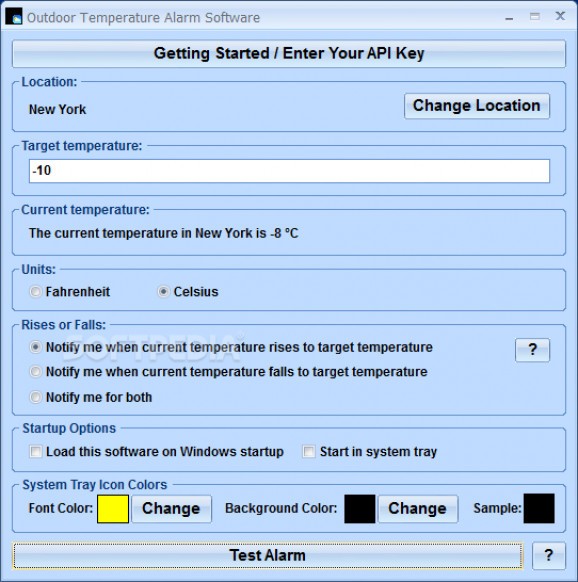 Download Outdoor Temperature Alarm Software