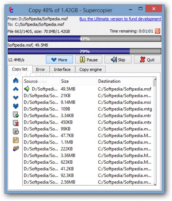 Supercopier 2.2.6.6 Download, Review, Screenshots