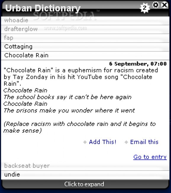 Urban Dictionary .01 Download, Review, Screenshots