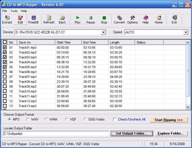 Download CD to MP3 Ripper