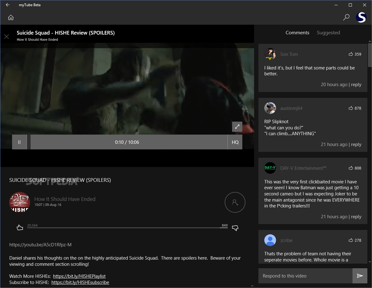 Download myTube Beta 3.9.22.0
