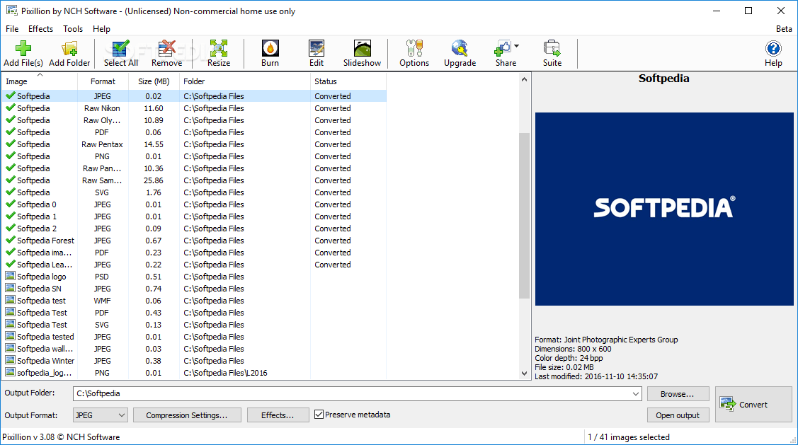 Download Pixillion Photo and Image Converter 8.19 Beta