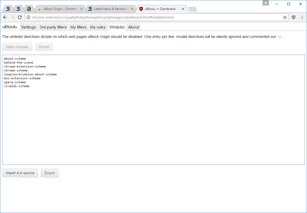 Download uBlock Origin for Chrome