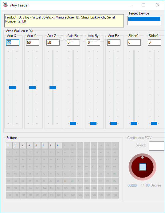Download vJoy 2.1.9.1 Beta