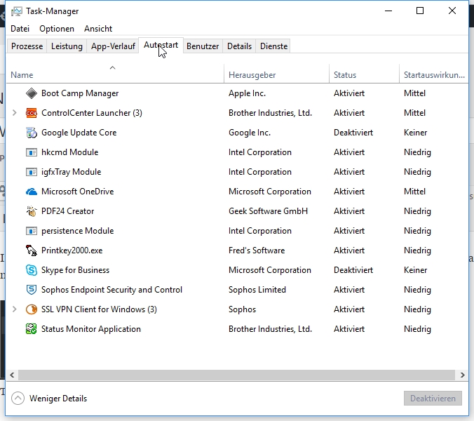 Windows 10 autostart app jnrac