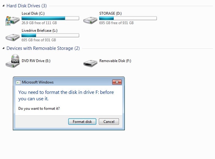 How to Fix You Need to Format the Disk before you can use it Windows