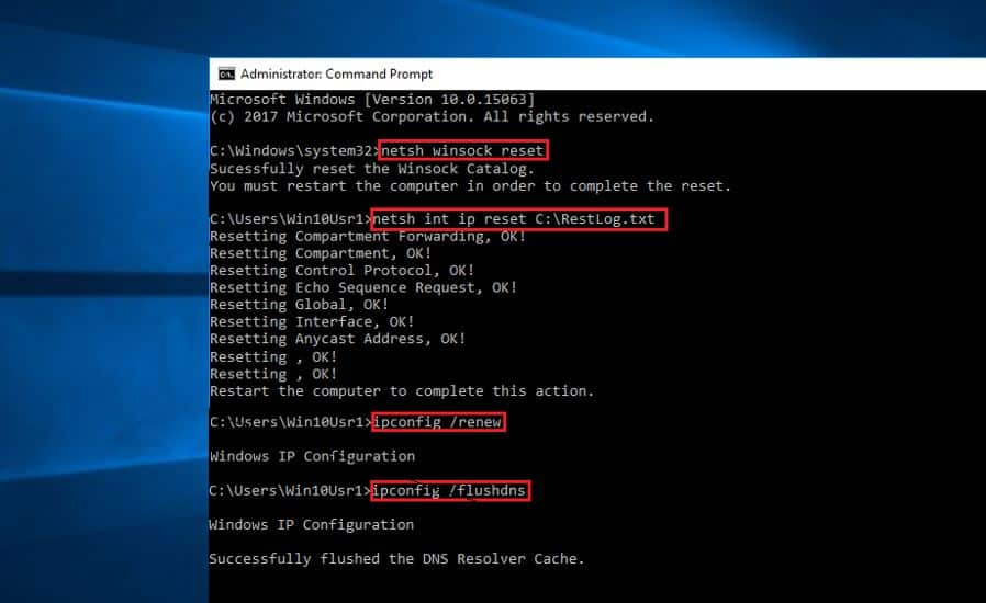 How to Reset Network Settings in windows 10