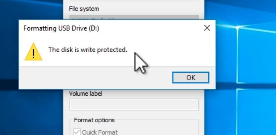 How to remove write protection from USB and SD card 2021